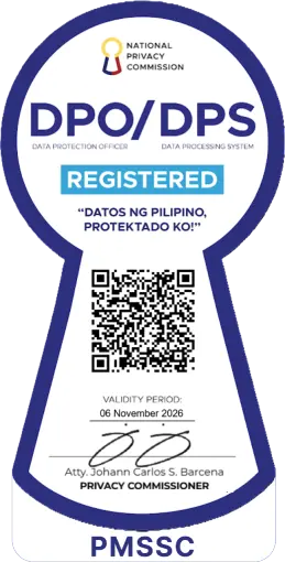 PMSSC - NPC SEAL OF REGISTRATION